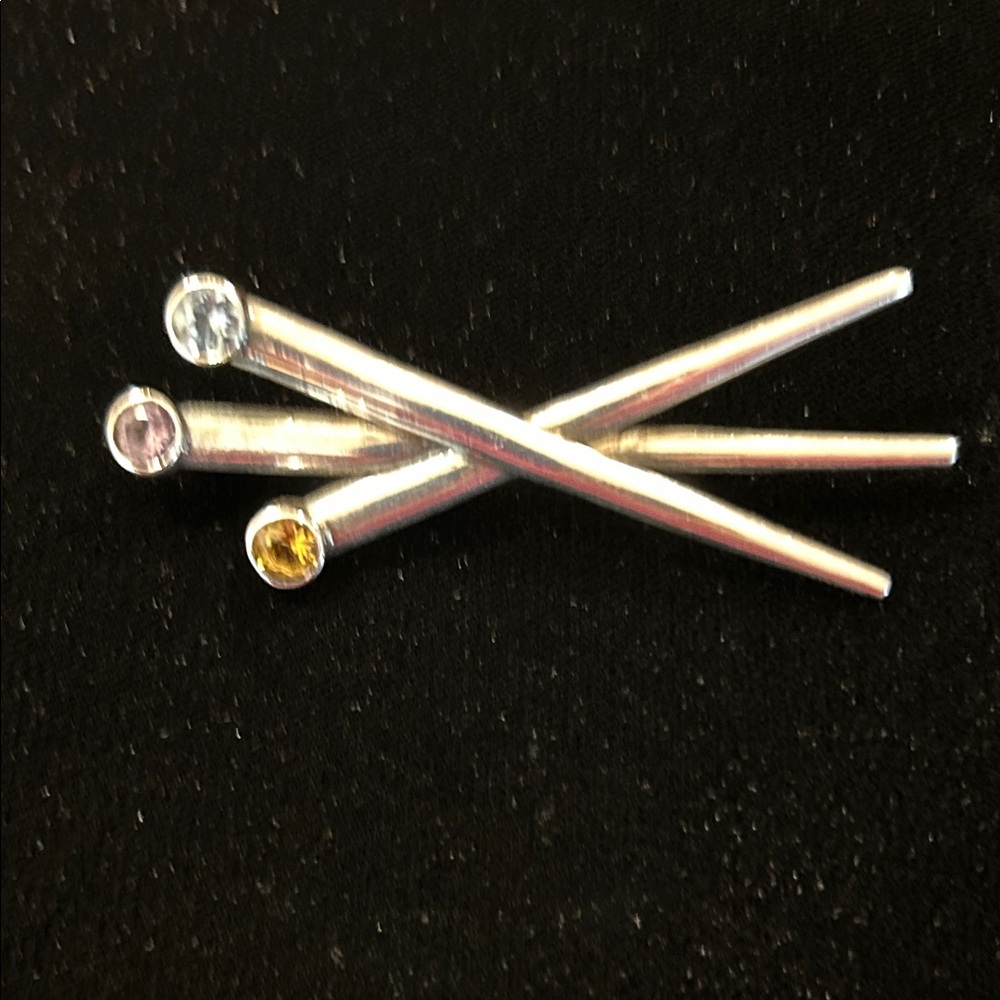 Silver brooch
